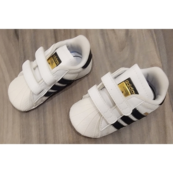 Adidas Originals Superstar Crib Infant Shoes Sneakers size 1K - Picture 3 of 13